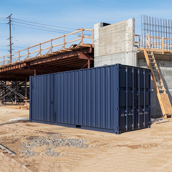 our construction site storage containers are equipped with heavy-duty locking mechanisms for maximum security